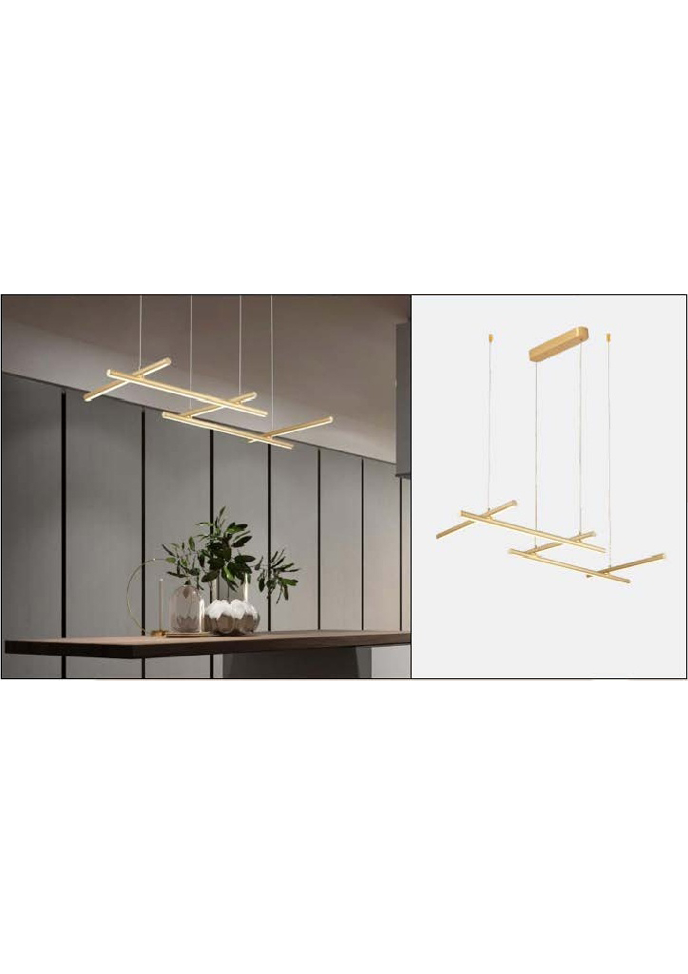 Beyond Lights - Gold Linear Lamp- GL
